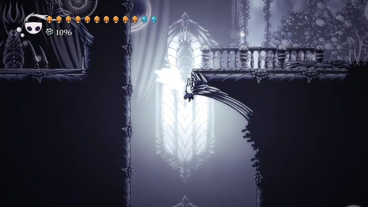hollow knight passando palácio branco