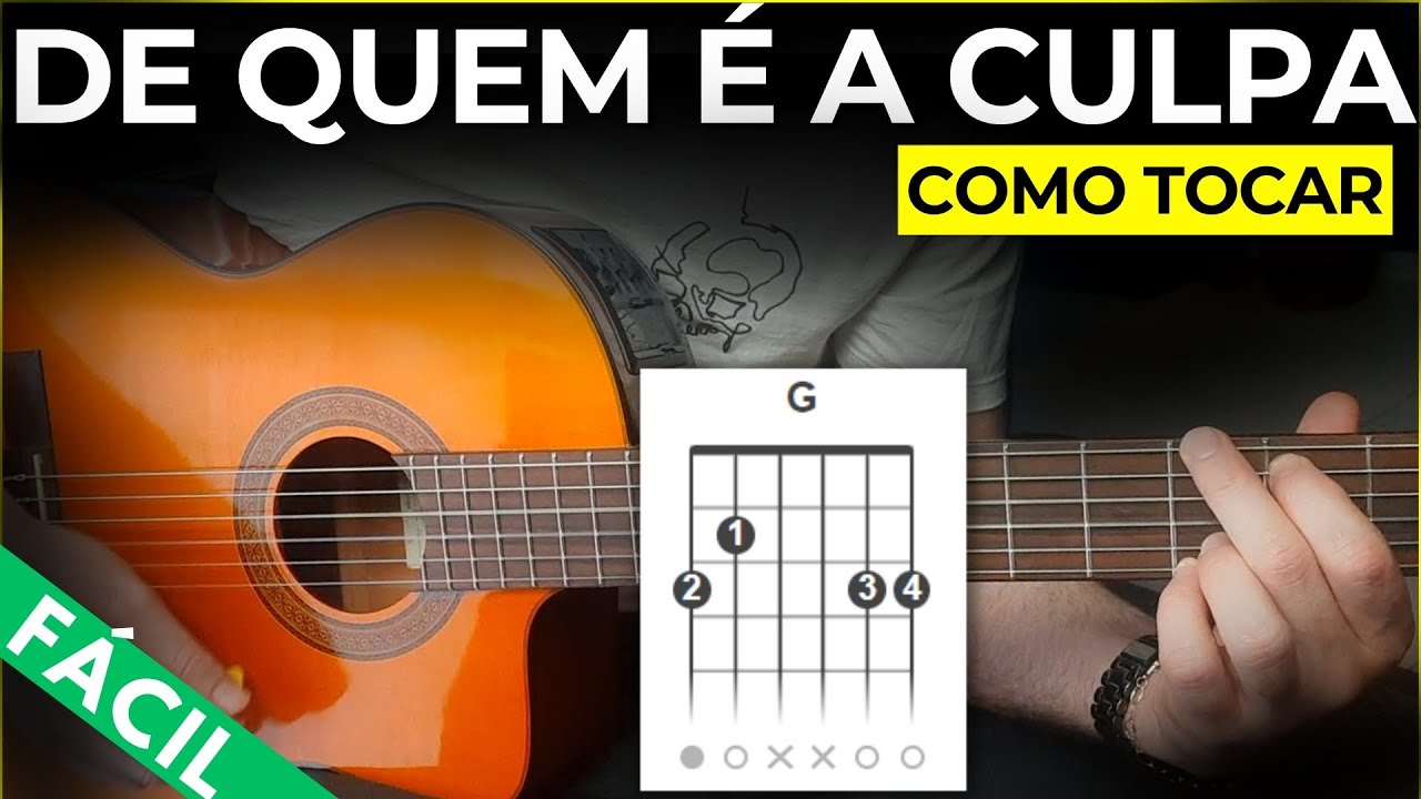 De Quem É A Culpa - Marília Mendonça - Aula simplificada de VIOLÃO
