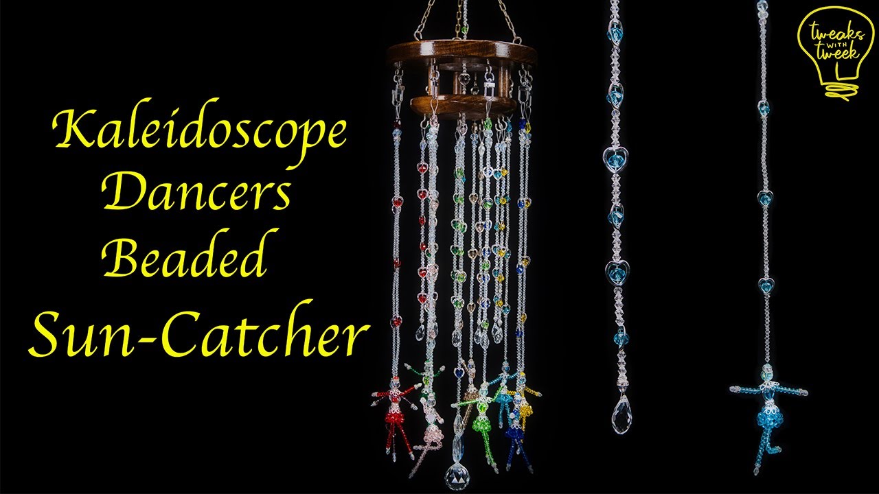 How to make this Kaleidoscope 💃 Dancer Beaded SUN-CATCHER, Tutorial