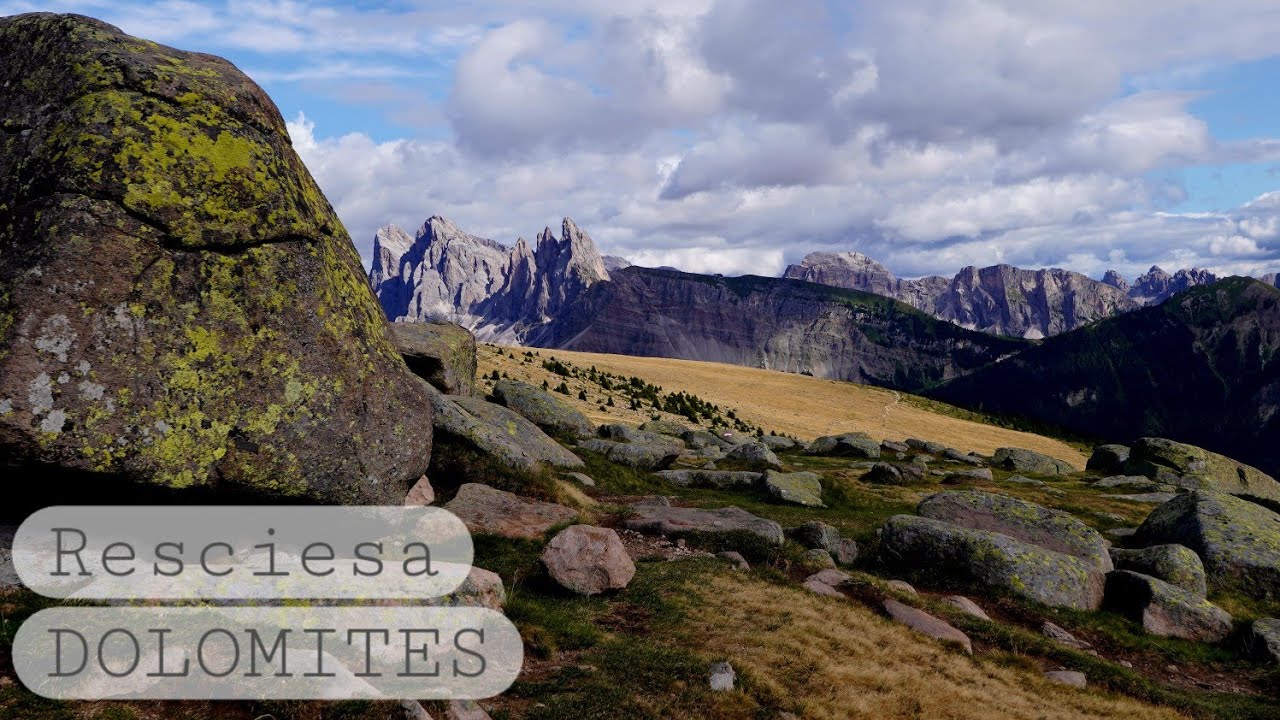 Resciesa. Easy hike in Val Gardena. Dolomites, Italy