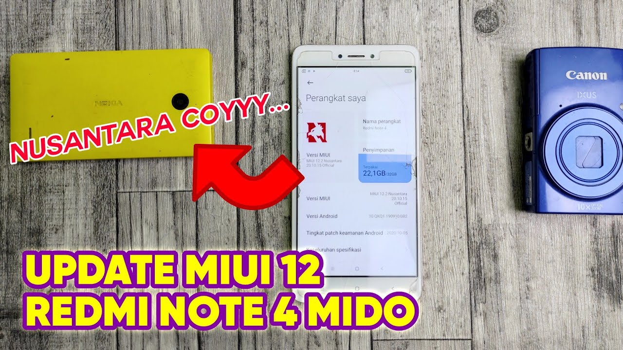 How to Install Update MIUI 12 Redmi Note 4 Mido | Rom MIUI 12 Nusantara Project New Version 2021