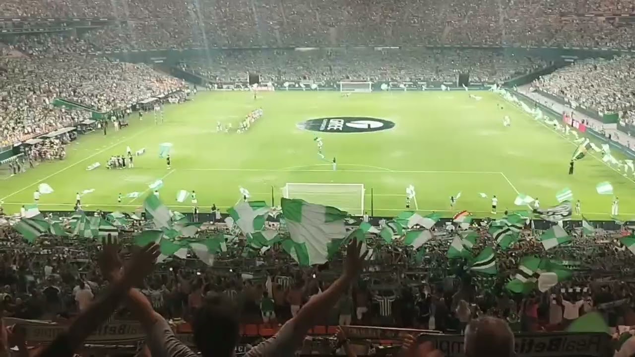 En el estadio de La Cartuja, Betis - Real Sociedad.