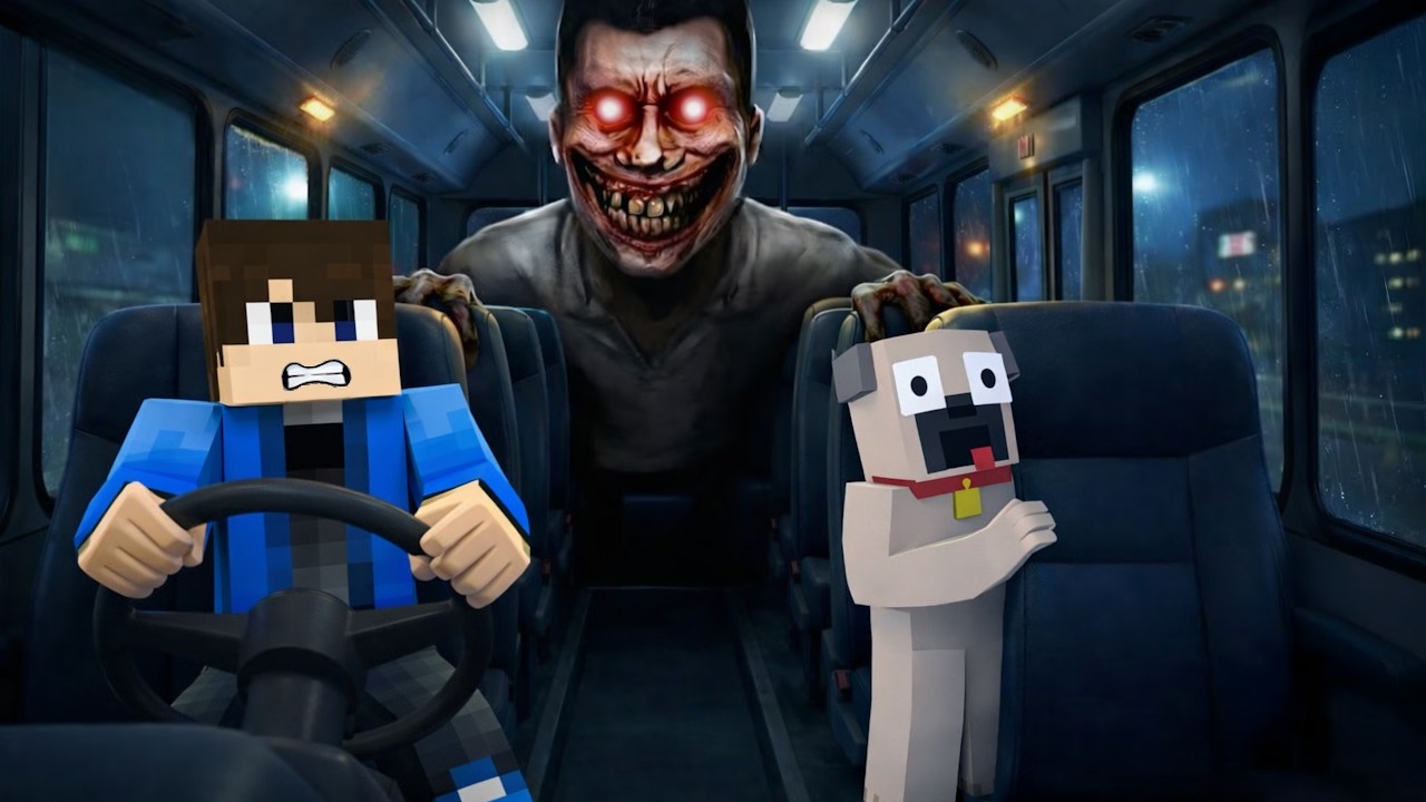 NEM KELLETT VOLNA ÉJSZAKA BUSZT VEZETNEM A MINECRAFTBAN!