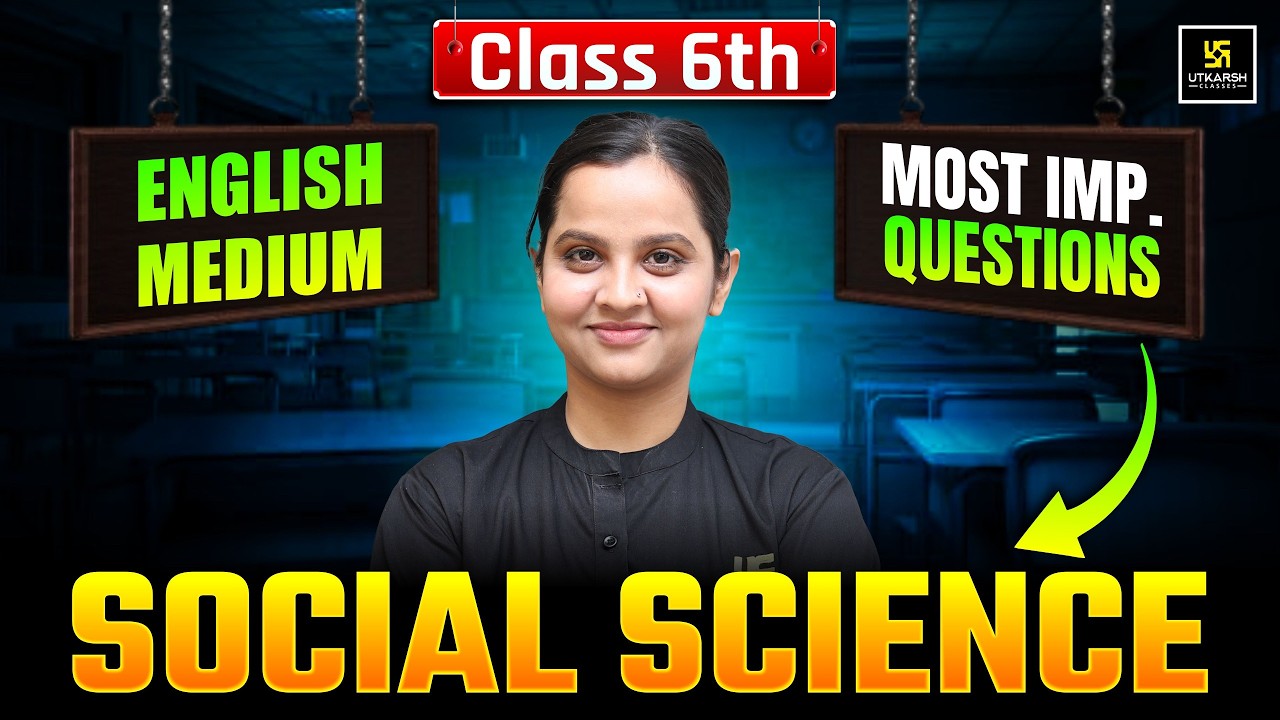 RBSE Class 6th Science & SST | Most Important Questions | Yearly Exam 2026 | English Medium