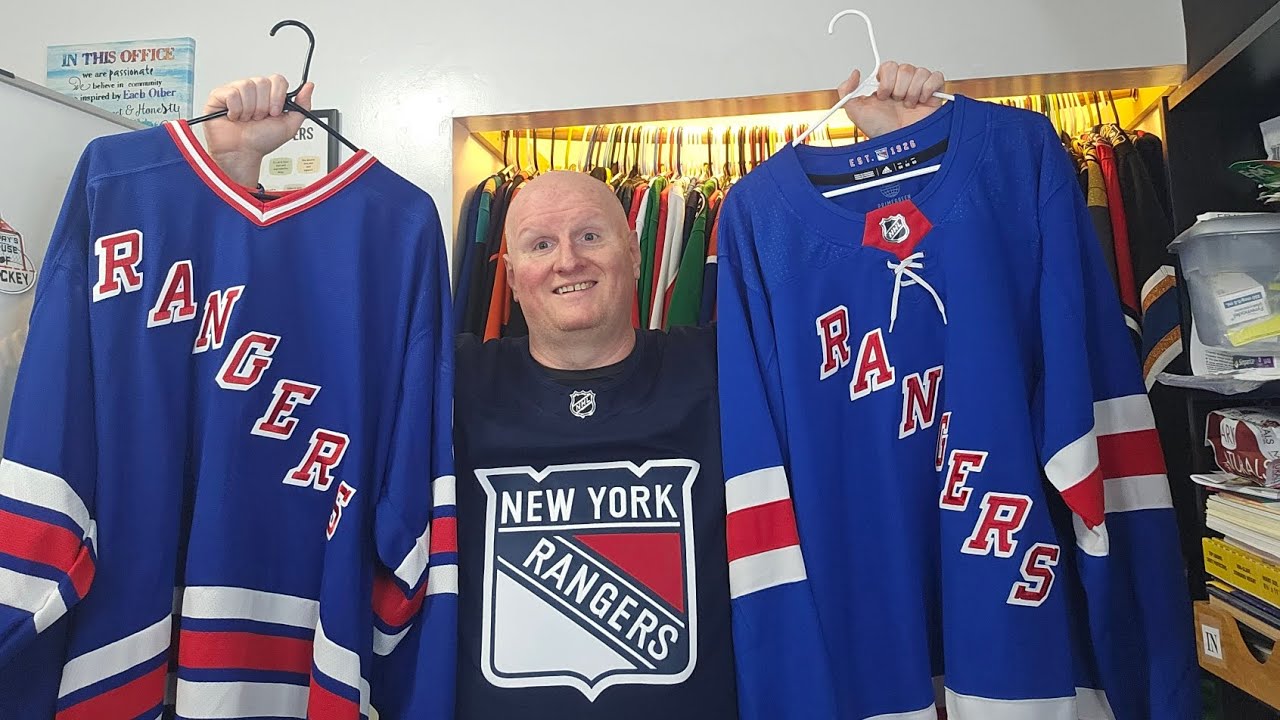 Jersey Comparison: New York Rangers early 90s vs Current look