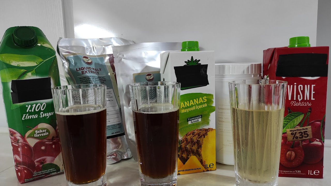 Alkolsüz Gazlı Malt İçeceği (Malttana Malt) Yapımı