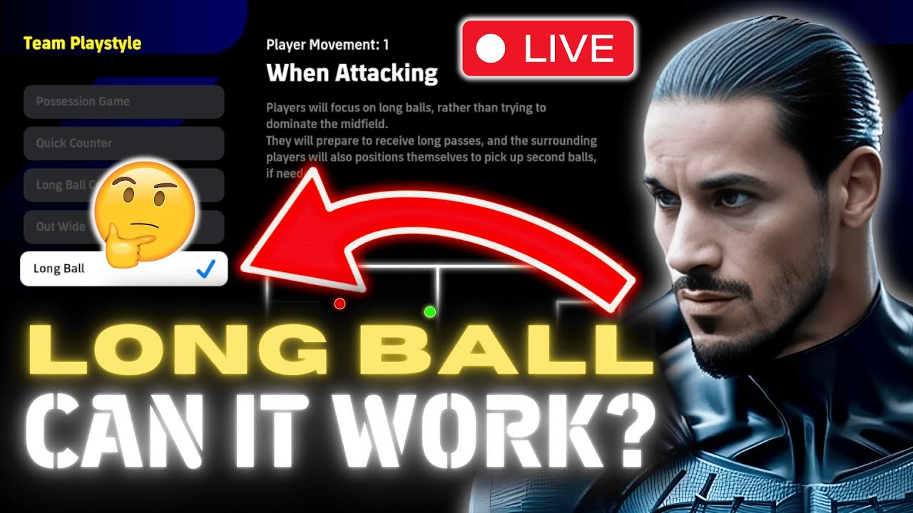 The Ultimate LONG BALL Experiment in eFootball 🤔🔥LIVE with Mednasah 🔴