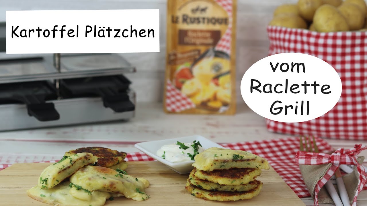 Kartoffel Pl&auml;tzchen vom Raclette Grill mit Le Rustique I Sandras Kochblog I AD