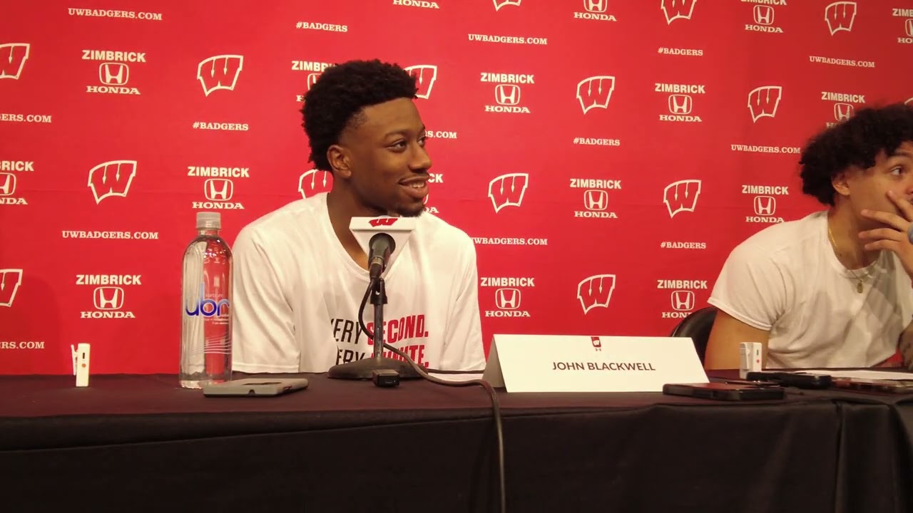 Wisconsin basketball postgame || Wisconsin Badgers beat Maryland on senior night || March 4, 2026