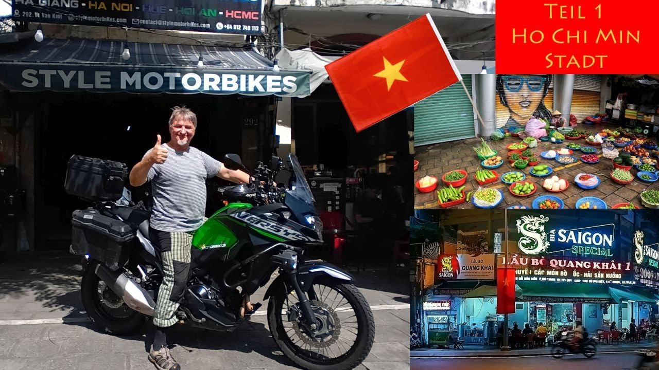 MotorradReise Vietnam  Teil 1 Ho Chi Min Stadt