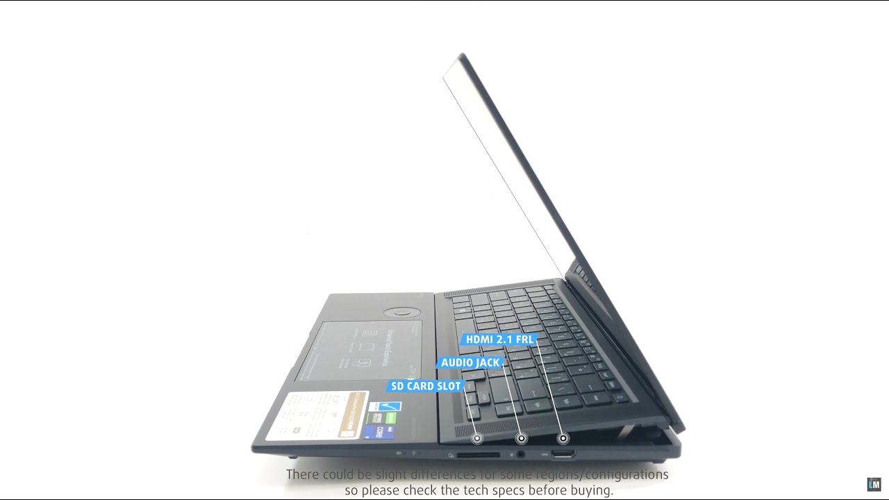 🔄 ASUS Zenbook Pro 16X OLED (UX7602) - Ports info and 360&ordm; look