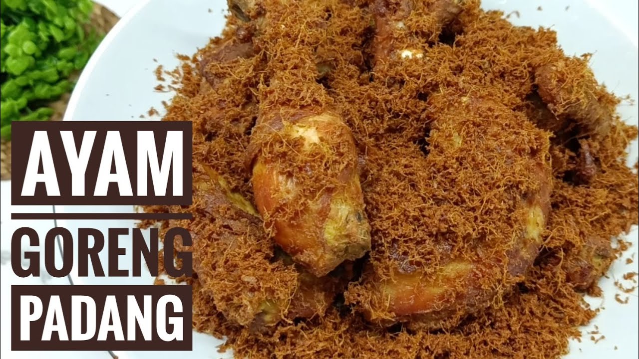 RESEP AYAM GORENG PADANG ENAK BANGET !!