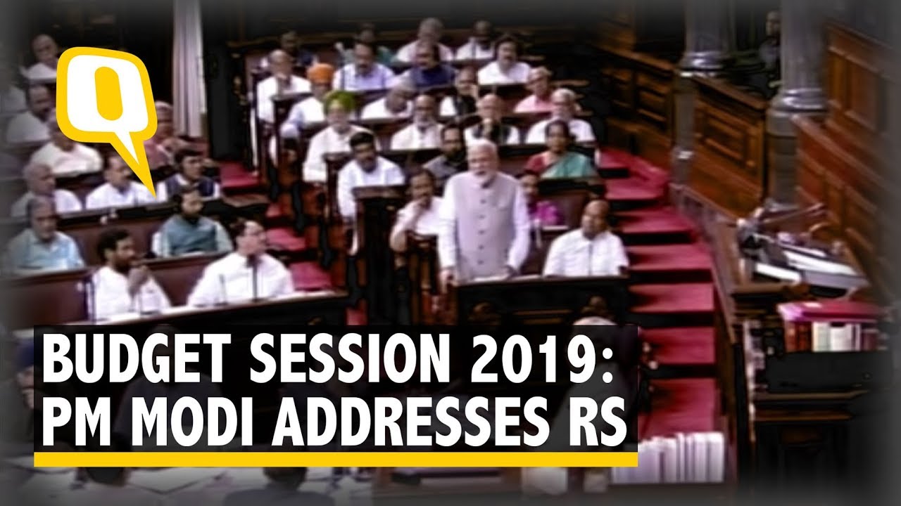Budget Session 2019: PM Modi Addresses Rajya Sabha