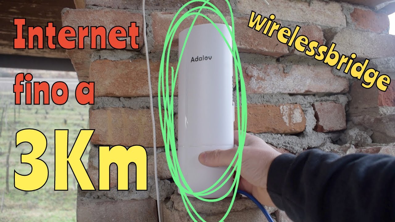 Internet fino a 3 km!!! - Amplificatore Wifi #Adalov