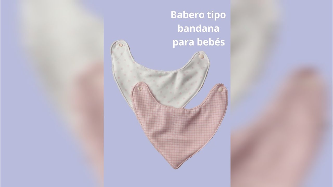 ¡Adiós a la ropa mojada! 👶 DIY Babero Bandana en 5 minutos
