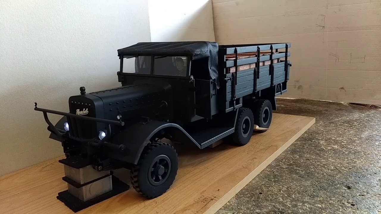 RC Modellbau . Der Henschel 33 . RC LKW . Mit ELMOD PRO REV.F , Funktionsmodellbau . Henschel LKW .