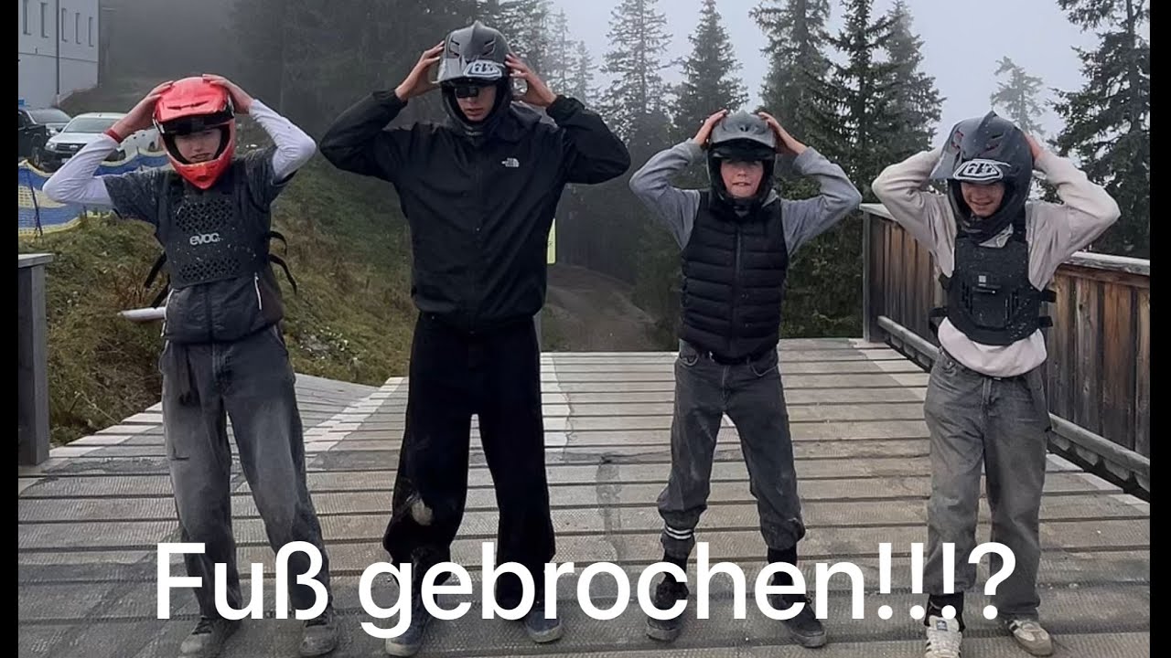 Part 2 Leogang Trick geht schief Fuß gebrochen!!!?