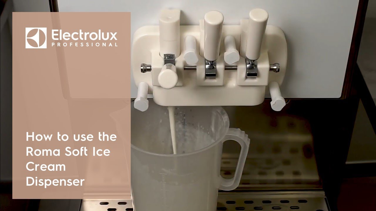 How to use the Roma Soft Ice Cream Dispenser | Electrolux Professional