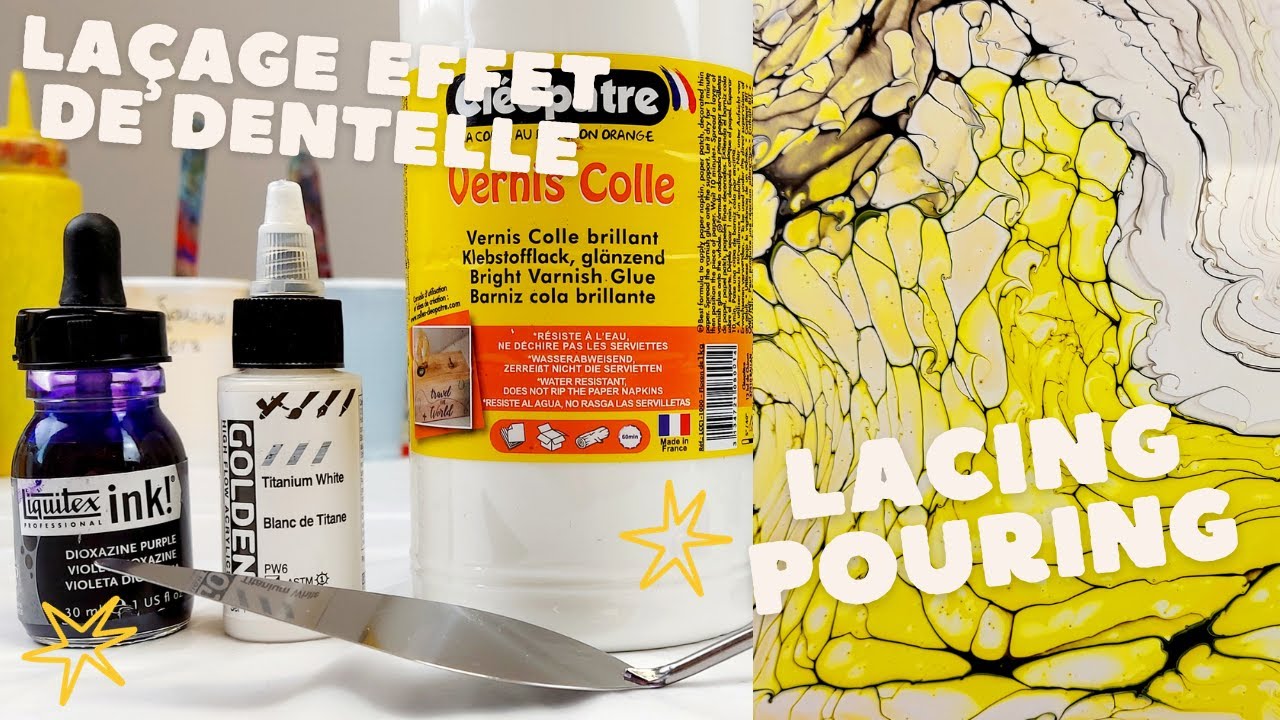 Tutoriel Pouring avec Activateur de Cellules et Swipe Pouring🎨💛 #swipepouring