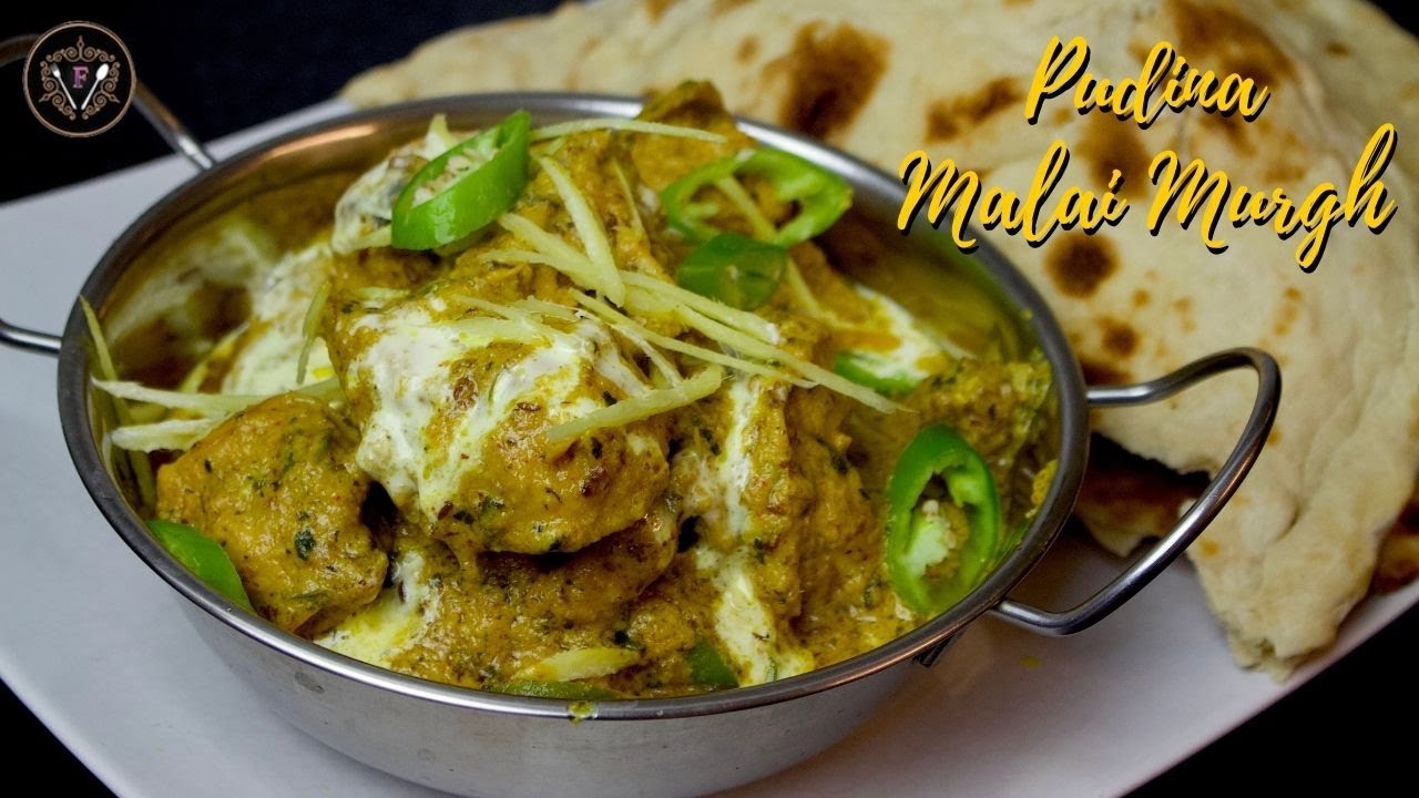 Pudina Malai Murgh || Chicken Recipe || Mint Chicken Recipe in Urdu - Hindi