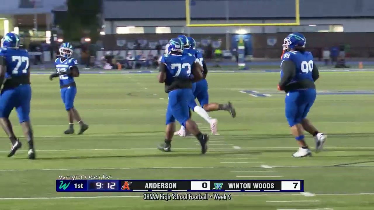 Anderson at Winton Woods High School Football Game of October 17, 2025