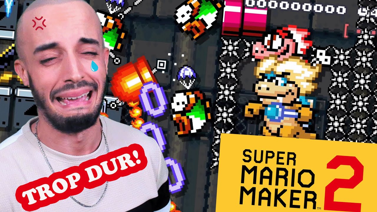 Ces NIVEAUX D'ABONNÉS m'ont fait RAGE QUIT sur SUPER MARIO MAKER 2! 😡🧱