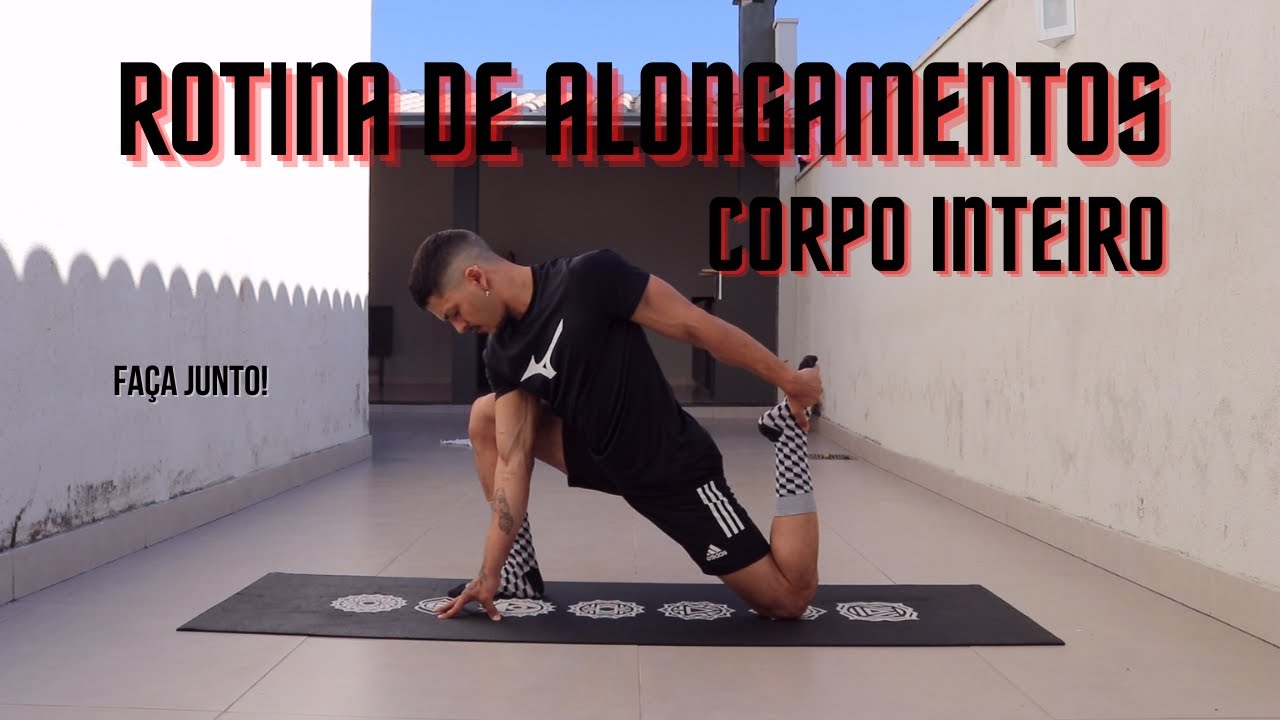 Rotina de Alongamentos - INICIANTE À AVANÇADO! | FAÇA JUNTO!