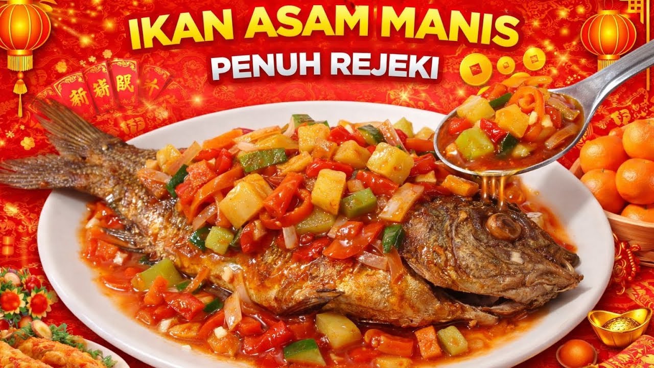 IKAN ASAM MANIS PENUH REJEKI! Resep Spesial Imlek Biar Hoki & Cuan Mengalir 🧧🐟