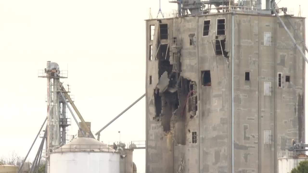 VIDEO: Scene after fire, possible explosion at Purdue in Hertford County