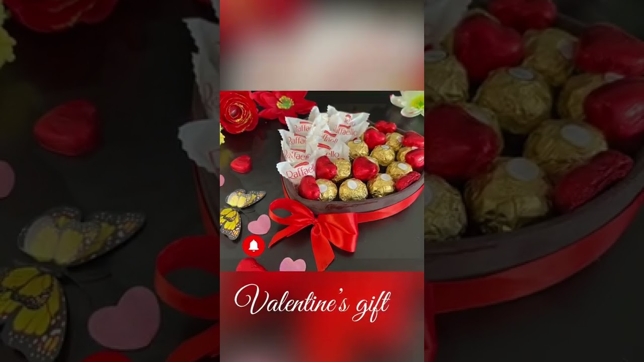 Surprise your loved one with this chocolate heart box 💝 #shorts