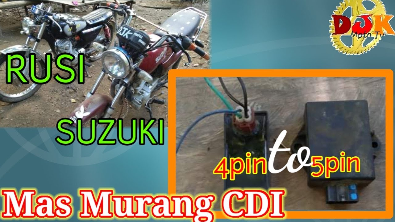 EP14- CDI Conversion|SUZUKI GD-110 to RUSI Linker 110|5pin CDI to 4pin CDI|DJKMoto Tv