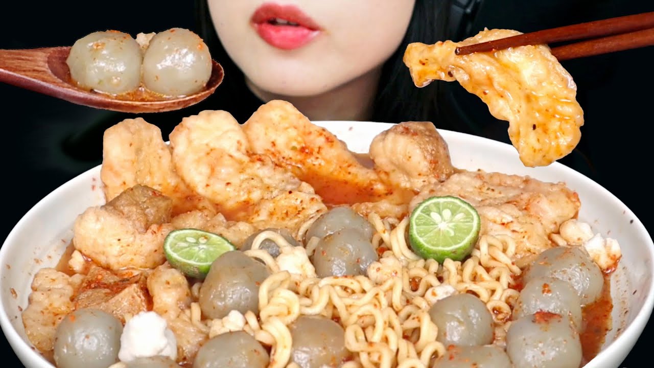 ASMR BASO ACI KUAH PEDAS | BASO ACI SAJODO, CUANKI, TAHU, MIE KUAH PEDAS 🔥
