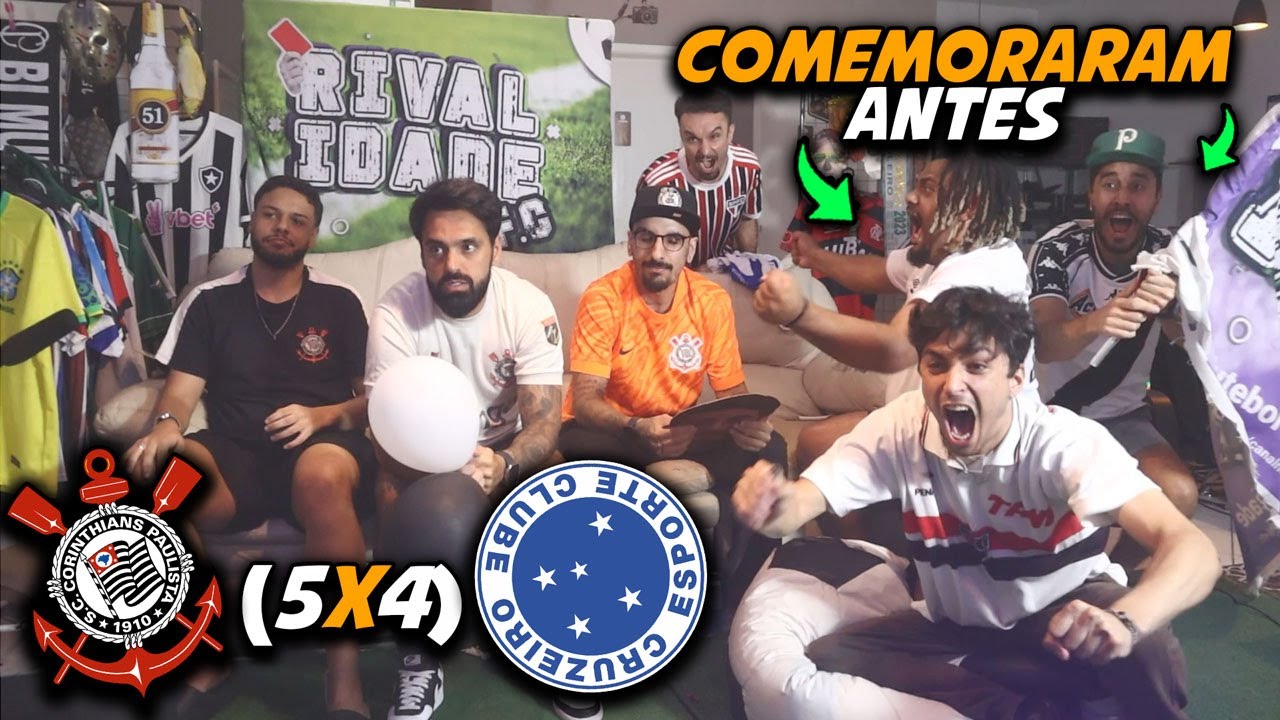 React Corinthians 1 (5) x (4) 2 Cruzeiro| Melhores momentos | Gols | Copa do Brasil