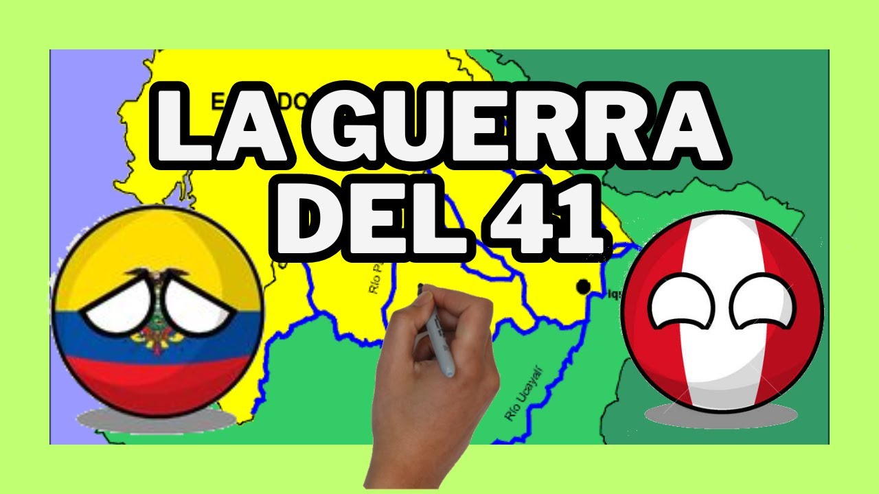 ⚔️🇪🇨🇵🇪LA GUERRA DEL 41 ENTRE PERU Y ECUADOR || RESUMEN