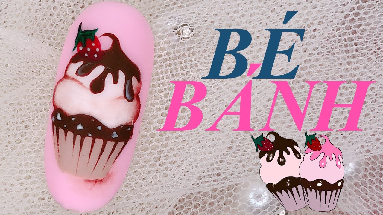 VẼ BÁNH NGỌT LÊN MÓNG ĐỠ BUỒN CÙNG ANA