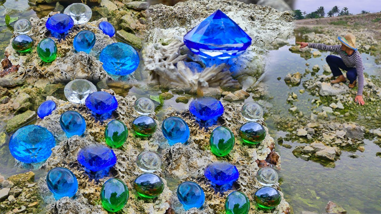 vanda find gold- OMG! I FOUND The most expensive pearls Diamond -Gold on million years watered rock