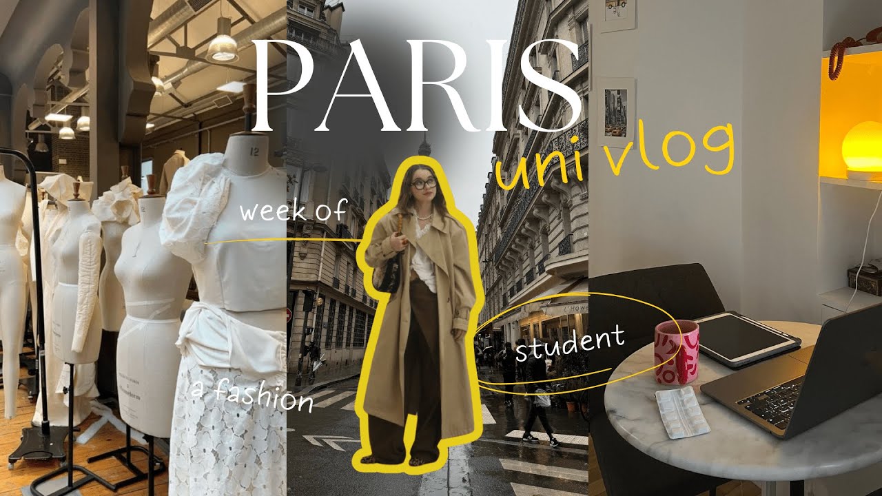 PARIS UNI VLOG | one week of a fashion student, Marangoni university