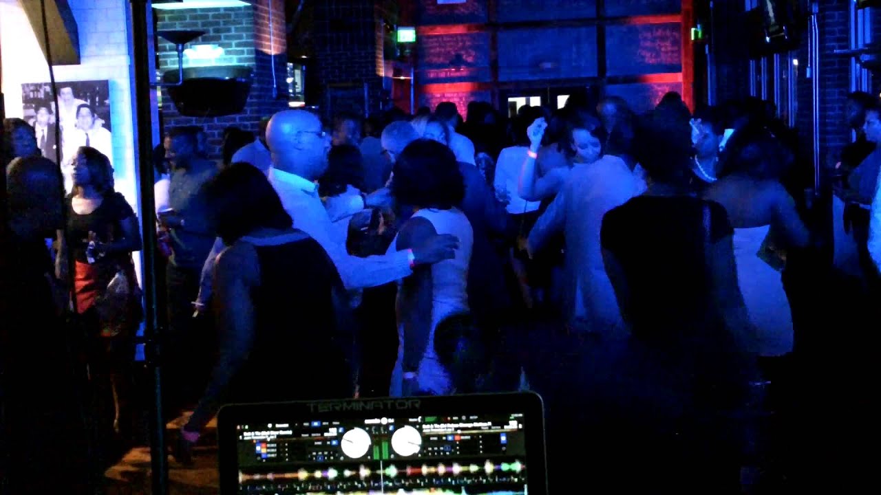 DJ Assassin and DJ Terminator X at Jimmy V's for KRAVE event