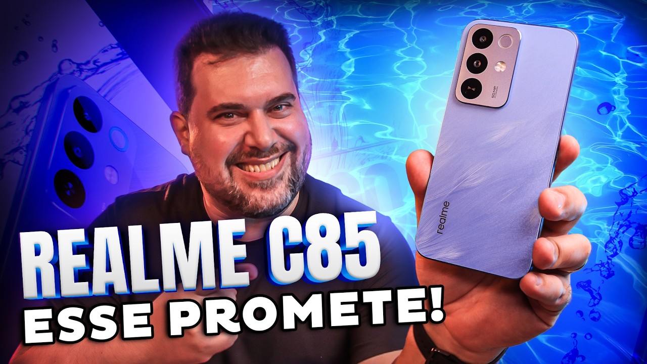 Realme C85: Bateria de 7000 MAH, 144 Hz e IP69 Pro!