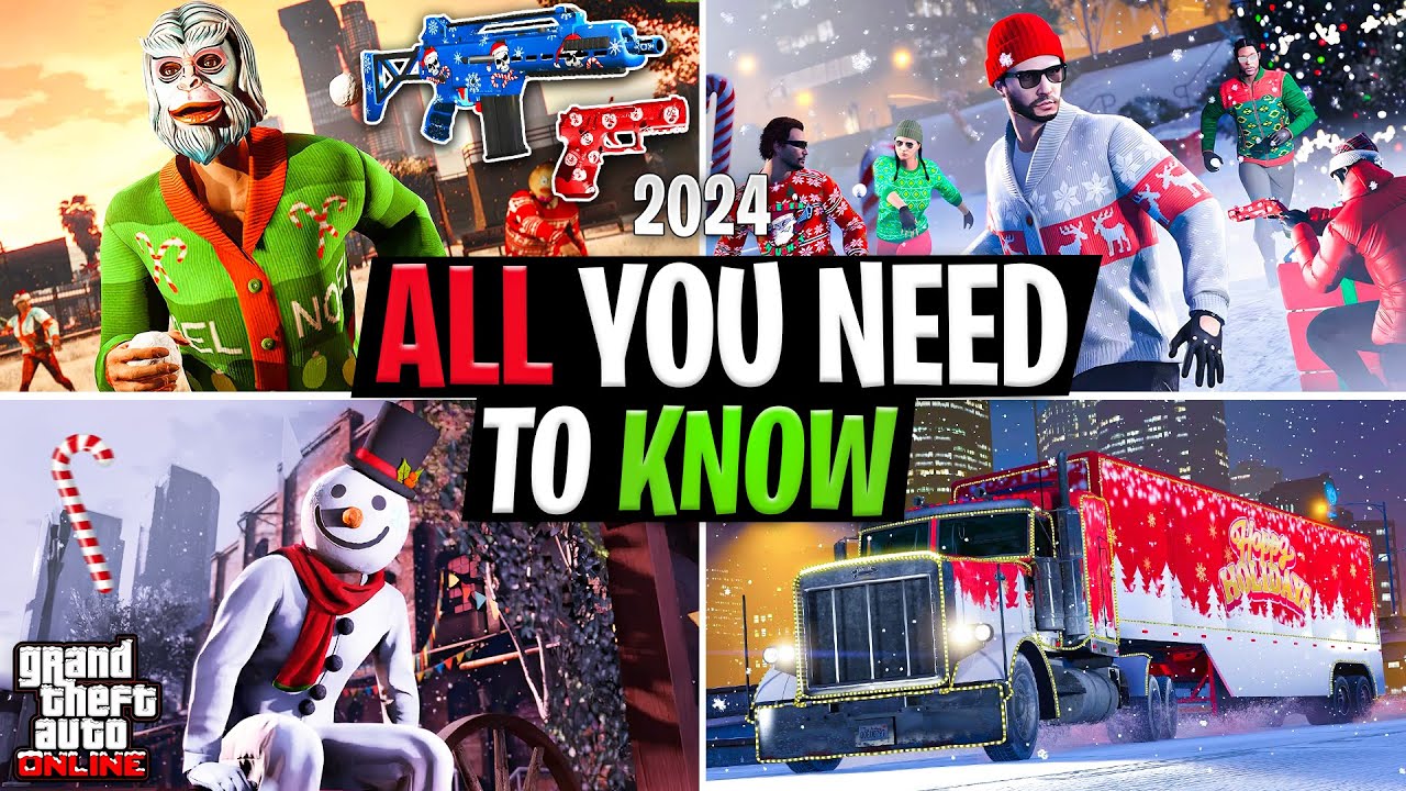 Full GTA Online Christmas Event Guide 2024 (How to Unlock ALL Rewards)