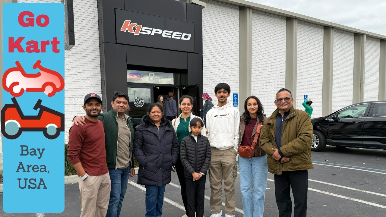 k1 Go Kart Racing @hamaraBharatUSA  #familyfun #desi #california #gokart #desi #travel #fun #sports
