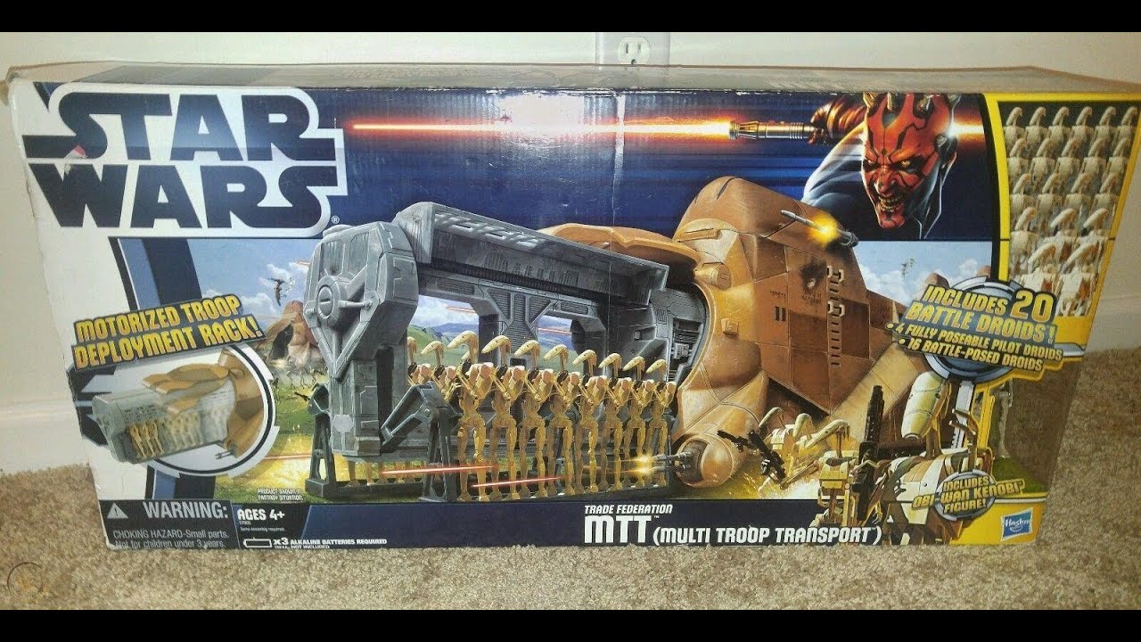 star wars legion MTT droid hasbro comparaison et custom