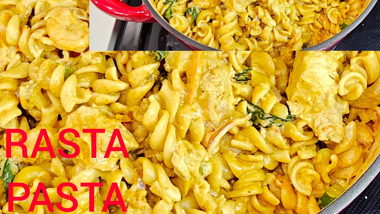 SHRIMP AND CHICKEN BREAST RASTA PASTA RECIPE | Pasta Recipe |