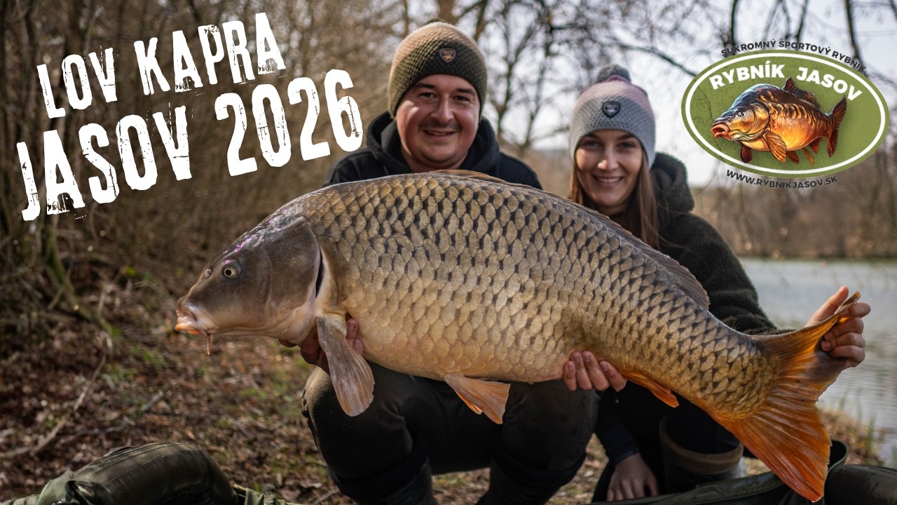 🎣 Rybn&iacute;k JASOV 2026 &ndash; Lov kapra s Jakubom Fabianom!