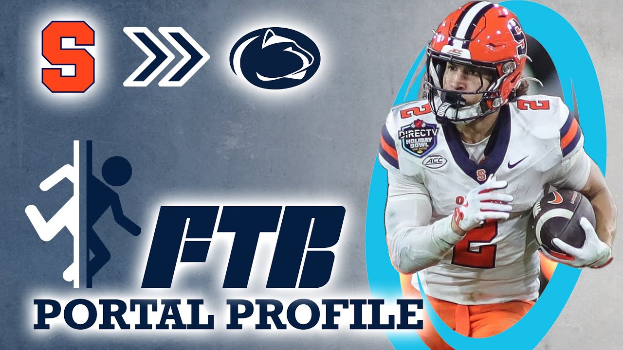 Scouting New Penn State WR Trebor Pena, Syracuse Transfer | FTB Portal Profile