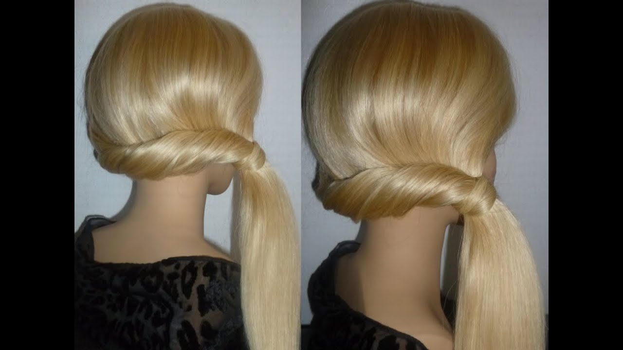 SCHNELL+EINFACH.Schöne Frisur zum selber machen. Mittellanges Haar. Easy Hairstyle.Peinados faciles