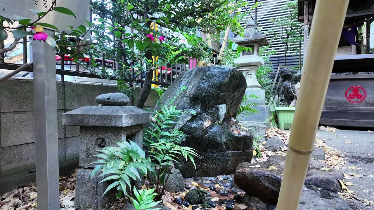 @京都シリーズ・東京の水琴窟３部作の２番目・新宿歌舞伎町の恵比寿神社の水琴窟ロングバージョンです。