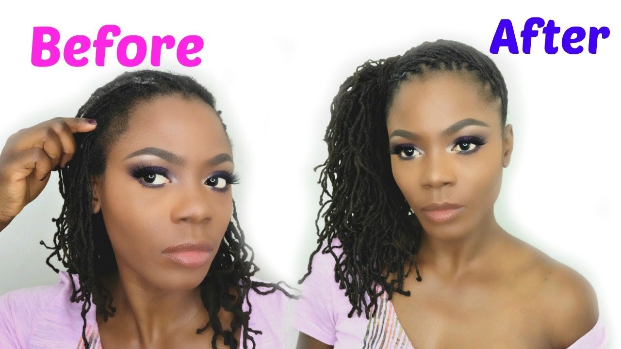 How to Do the Comb Method to Retwist Your Locs/Jungle Barbie