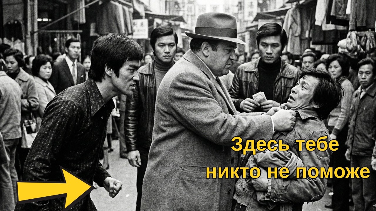 Брюс Ли заметил, как мафия вымогает деньги у бедняка — через 7 секунд мафия осталась ни с чем