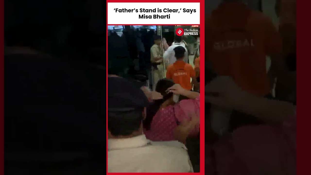 RJD MP Misa Bharti Comments on Lalu Prasad Yadav&rsquo;s Decision to Expel Tej Pratap